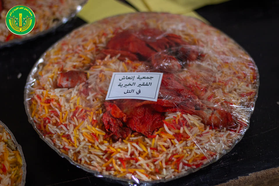 ✨💚تقديم وجبات طعام إلى كادر حماية مدينة التل وحرنة